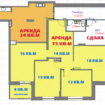 План помещения на Петухова 172 ЖК Матершкин двор